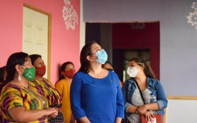 Visita de verificación al Centro de Apoyo Integral para Mujeres Sobrevivientes de Violencia -CAIMUS- de San Juan Sacatepéquez