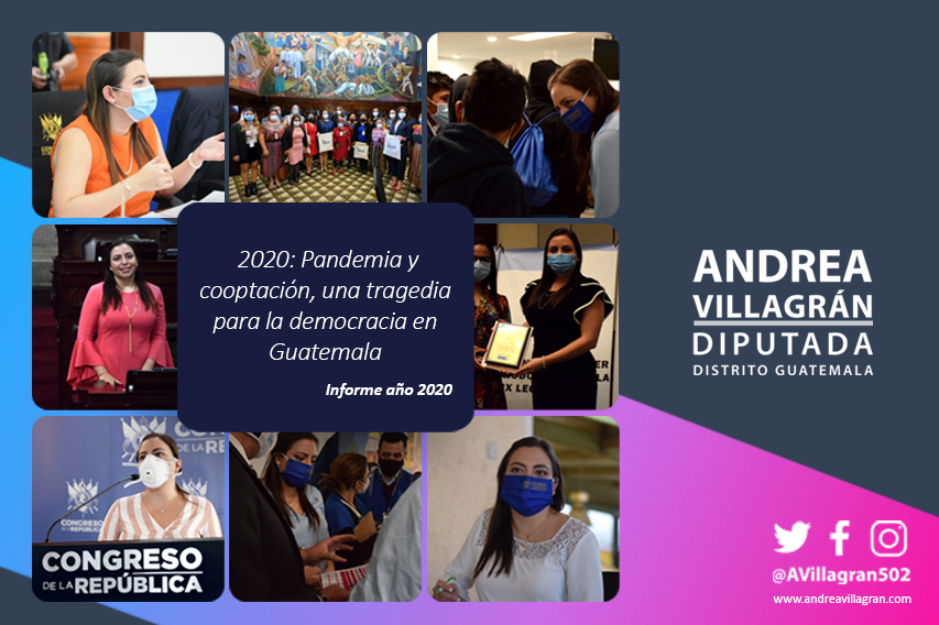 2020: Pandemia y cooptación, una tragedia para la democracia en Guatemala-Informe año 2020